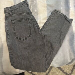 Abercrombie & Fitch Ultra High Rise Ankle Straight Jeans